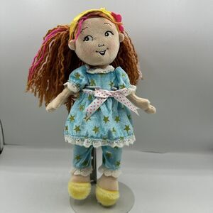 Fancy Nancy Doll 12 Inch 2010 Cloth Pajamas Plush Yarn Hair Jakks Clean